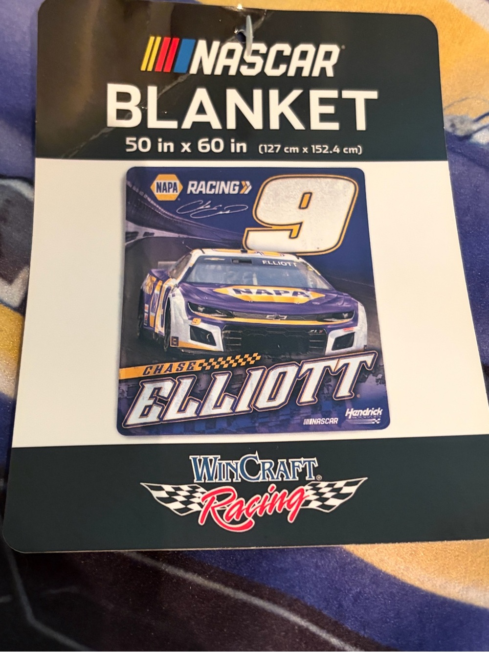 Chase Elliott NASCAR blanket NWT
